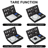 Fuzion Digital Pocket Scale, 200g/0.01g Gram Scale, Mini Scale Grams, Small Digital Scale, Small Food Scale, Jewelry Scale, Precision Scale with Tare, LCD Fuzion