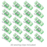 Rotary Cutter Set pink - Quilting Kit incl. 45mm Fabric Cutter, 5 Replacement Blades, A3 Cutting Mat, Acrylic Ruler and Craft Clips - Ideal for Crafting, Sewing, Patchworking, Crochet & Knitting Honey's Heaven