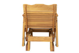 Kilmer Creek Rustic Finished 2' Cedar Outdoor Porch Glider, Amish Crafted Kilmer Creek