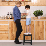 YINMIT Step Stools for Adults and Kids, Wooden Small Step Stool with Non-Slip Feet, Rectangular Stepping Stool for High Bed, Using for Bedroom, Kitchen and Living Room, Hold Up to 500 lbs YINMIT