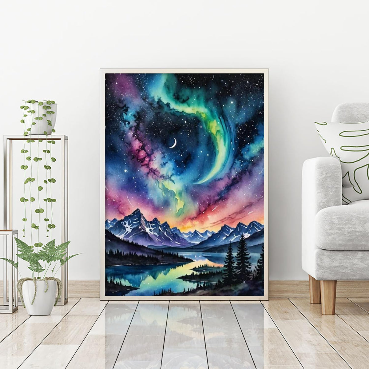 Eiazuiks Diamond Art Kits for Adults, Diamond Painting Kits for Adults 5D DIY Full Drill Diamond Dots for Gift Wall Decor and Relaxation Gem Arts Aurora 12x16 inch Eiazuiks