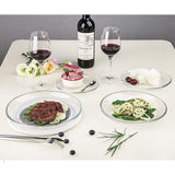 FOYO Oven Basics Glass Plate Set, 10 inch Round Tempered Glass Pie Dish, Set of 2 FOYO