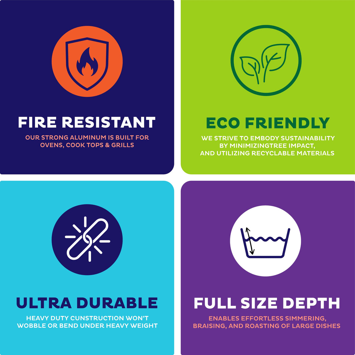 Aluminum Pans 9x13 Disposable Aluminum Foil Pans [30-Pack] Large Baking Pan Trays - Heavy Duty Tin Tray Half Size Chafing Dishes. Food Containers for Roasting, Cooking, Heating or Steam Table Stack Man