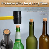20 Pack Soft Wood Tapered Corks, Leakproof Plugs for Wine, Beer & Liquor Bottles, DIY Crafts 0.940.671.38 In Svalor