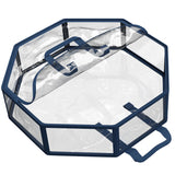 Hearth & Harbor Wreath Storage Container - Clear Christmas Wreath Storage Bag, Dual Zipper and Handles - 30" Premium Wreath Storage Organizer Box Hearth & Harbor