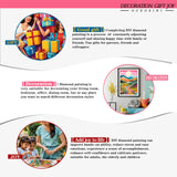 5D Diamond Painting Kits for Adults Beginners Mountain Flower DIY Diamond Art Kits with Tools Full Drill Round Diamond Dots Craft paint by diamonds Gem Art for Home Wall Decor Gifts (16"x12") (DP1795) GCEOSINI