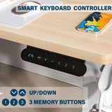 Kingant Standing Desk Height Adjustable Electric [35 x 20 Inch] - Ergonomic Sit Stand Desk for Home Office Computer Workstation With Cable Management Kingant