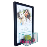 Perfect Cases Pet Memorial Display Case with 8x10 Photo Print and Display Case 7x4x4 Perfect Cases