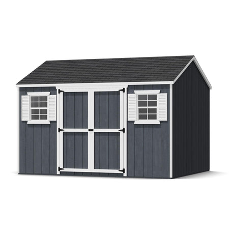 Little Cottage Co. 10x12 Value Workshop Shed with Operable Windows, Outdoor Wood Storage Do-It-Yourself Precut Kit Little Cottage Co.