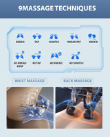 MeitFith 4D Massage Chair: Full Body Zero Gravity Massage Chair Full Body SL Track Chair Massage Black MeitFith