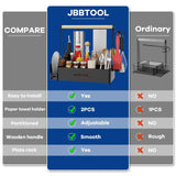 Grill Caddy for Outdoor Grill with 2 Paper Towel Holder, Camper Accessories, Condiment Caddy, Plates, and BBQ Caddy for Outdoor Kitchen, Tailgate Essentials, Grilling Gifts for Men JBBTOOL