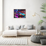 MEIYUDA Diamond Painting Kits for Adults, 5D Car Diamond Art Kits for Men, DIY Sports Car Diamond Art Painting Kit Gem Art Crystal for Home Wall Decor and Holiday Presents 16x12Inch MEIYUDA