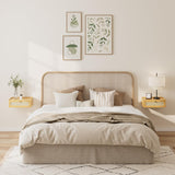 AEPOALUA Floating Nightstand,Wall Mounted Night Stand with Drawer,Small Floating Shelves,Floating Wood Bedside Table for Bedroom、Living Room、Bathroom AEPOALUA