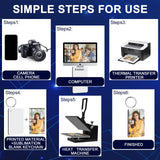 Bucherry 216 Pcs Double Sided Sublimation Keychain Heat Transfer DIY MDF Blank Keychains Blanks Bulk Sublimation Key Chains for Christmas Graduation Day Bucherry