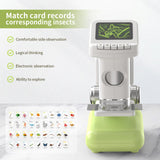 1200X Microscope for Kids with 2 inch Screen STEM Digital Science Kit Rechargeable Handheld Zoom 32GB SD Card Slides Photo and Video Gift for Kids Ages 6 to 12 (Green) WSDMIC