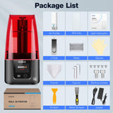 ELEGOO Mars 4 Resin 3D Printer with 7" 9K Monochrome LCD Screen COB UV Light Source and Screen Protector Printing Size 153.36mm*77.76mm*175mm ELEGOO