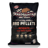 Bear Mountain All Natural Wood Pellets for Smoker, Grill & BBQ, 40 Lbs, Mesquite Bear Mountain Premium BBQ Woods