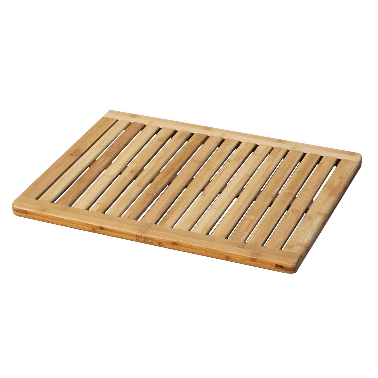 Oceanstar FM1163 Bamboo Bath Mat - WoodArtSupply