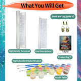 YALKIN Paint by Number for Adult Kits, DIY Oil Acrylic Painting Kits for Adults Beginners on Canvas for Home Wall Decor Gifts 16x20 inch/40X50CM (No Frame) YALKIN