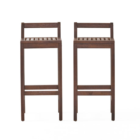 Christopher Knight Home Riviera Wood Barstool, Rich Mahogany Christopher Knight Home