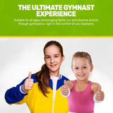 JumpKing Rectangular Trampoline Outdoor 18FT with Enclosure, Ladder, and Net, Large Recreational Trampoline for Kids and Adults, ASTM compliant, Heavy Duty, Weather-Resistant, 1200LBS Capacity JumpKing