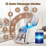 BOSSCARE 2025 3D Full Body Massage Chair: Zero Gravity Shiatsu Massager Chairs for Office - SL Track Back Heating Massaging Recliner for Home Family BOSSCARE