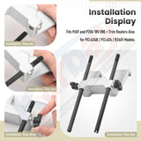 204358001 Edge Guide Assembly Compatible with Ryobi P601 and P206 18V ONE+ Trim Routers, Fits PCL424B PCL424 R2401 Trim Routers - 204358001 Router Guide Karbay