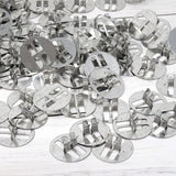 yueton 100 PCS Metal Wood Wick Clips,Candle Wick Base,Candle Wick Sustainer Tabs for Candle Making,Candle DIY yueton