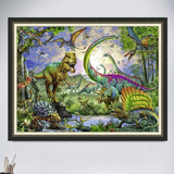 RUIFVJ Diamond Art Painting for Adults Kids 5D Diamond Kits Beginner DIY Dinosaur Full Drill Diamond Art Home Wall Decor Gift 11.8x15.7inch RUIFVJ