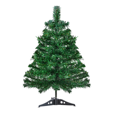 Gloreyan 22Inch Artificial Christmas Tree Green Tabletop Christmas Tree with Plastic Stand Mini Xmas Pine Tree for Party Supplies Indoor Outdoor Holiday Home Decoration