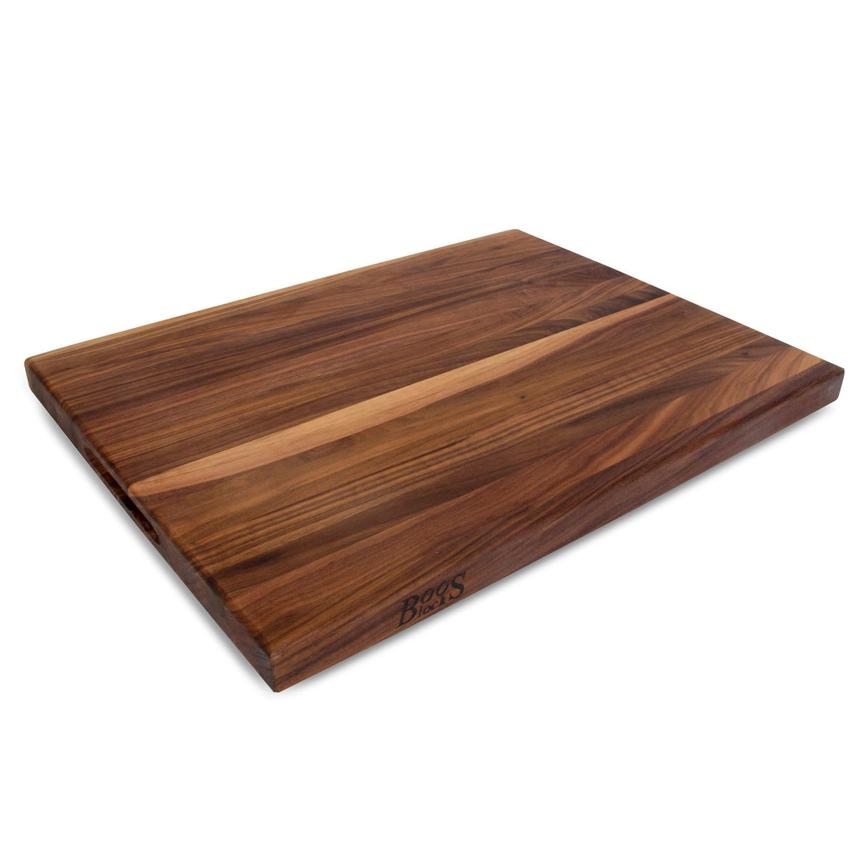 John Boos Block R-Board Reversible Wood Cutting Board, 24"x18"x1.5", Walnut John Boos