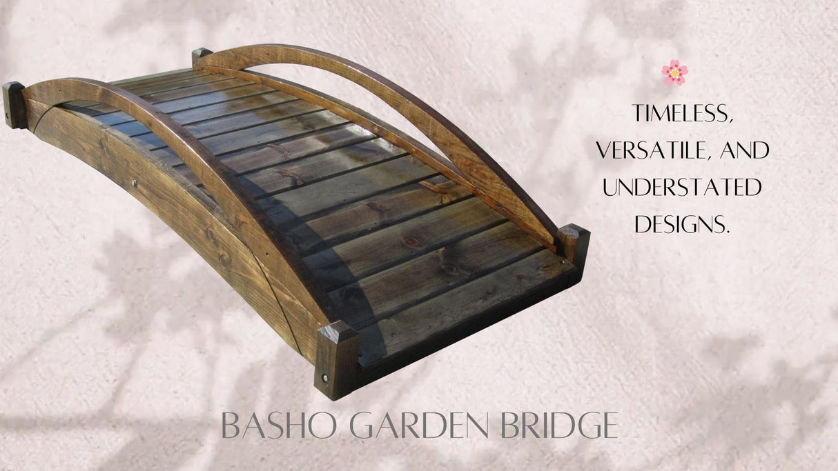 SamsGazebos Basho Garden Bridge 6 ft SamsGazebos