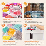 WSLWXSHM Diamond Painting Kits for Adults Truck, Car Round Full Drill Diamond Art Kits, 5D DIY Paint with Diamonds Crafts for Home Wall Decoration Gifts 12×16Inch WSLWXSHM