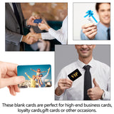 270 Pieces Sublimation Paper Business Cards Which Can Be Sublimated Both Sides,3.34 x 2.12 x 0.011 Inch Blank Sublimation Card for Color UV Print Cevhzoe