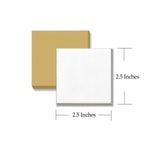 VHALE Paint Your Own Magnetic Fiberboard Tile Art, 10 Sets of MDF Tiles (2.5 x 2.5 inch) with Non Scratch Magnets, Fridge and School Locker Decor, Classroom Arts and Crafts, Party Favor for Kids VHALE