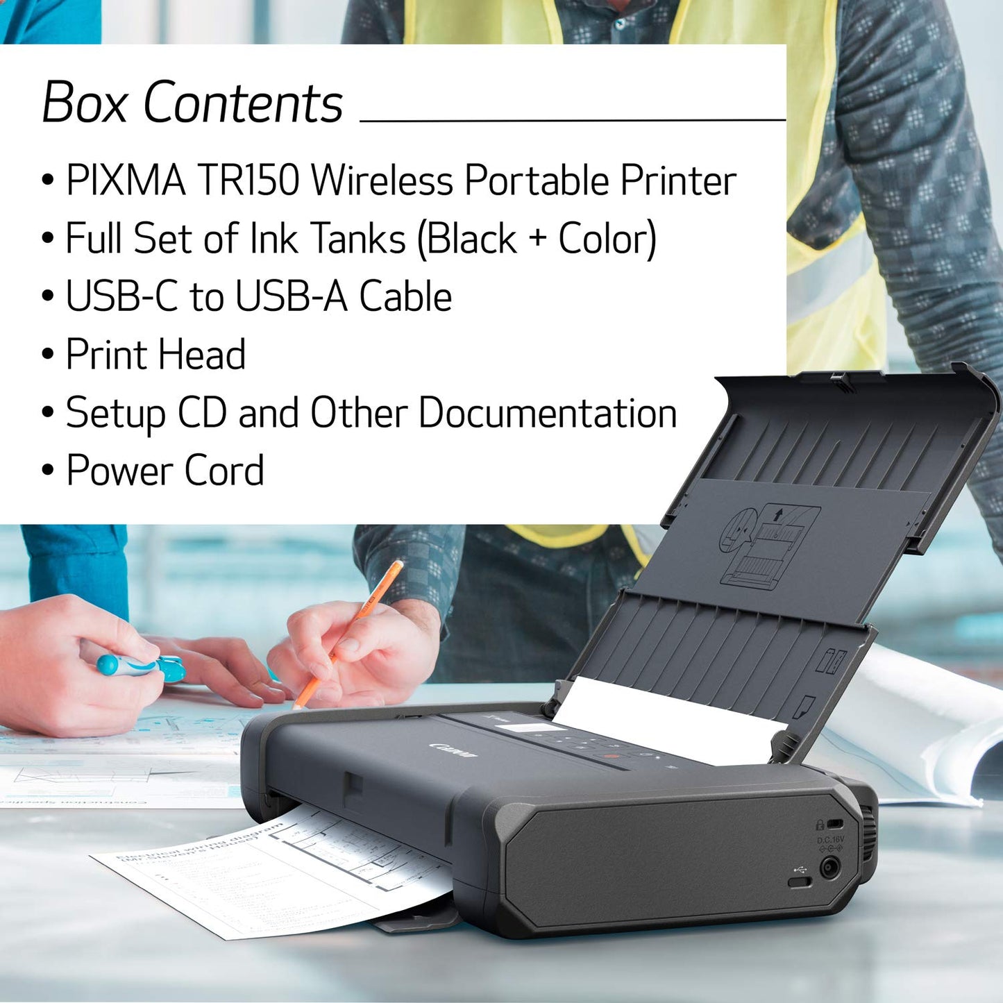 Canon PIXMA TR150 Wireless Portable Printer