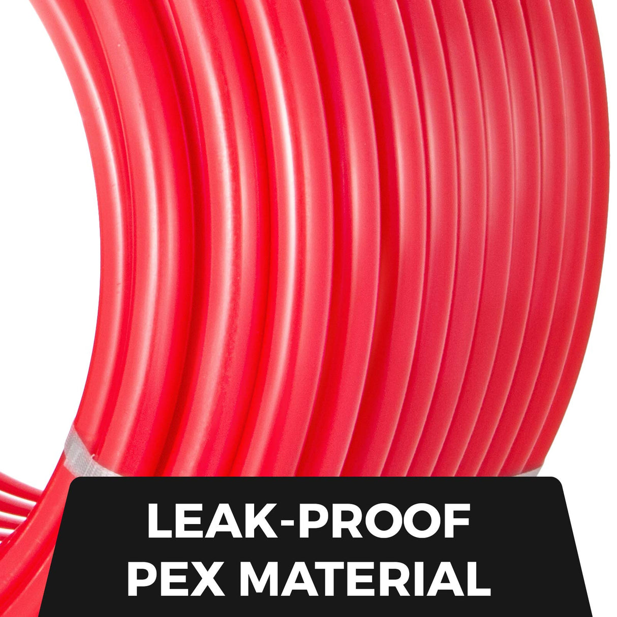 Happybuy Pex Pipe Tubing 1 Inch 300ft Pex Tubing Non-Barrier Radiant Water Plumbing Pipe Pex-B ?1" Non-Barrier/300FT/Red? Happybuy