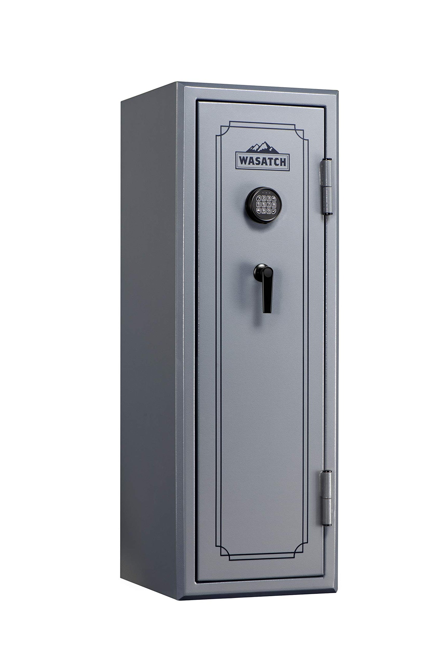 Wasatch 18-Gun Fireproof and Waterproof Safe with Electronic Lock, Gray (18EGW) - WoodArtSupply