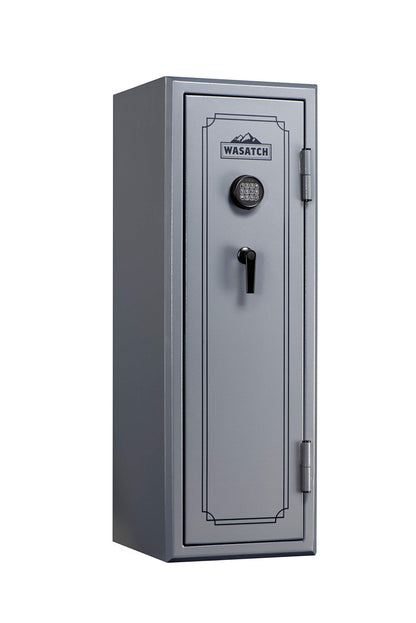 Wasatch 18-Gun Fireproof and Waterproof Safe with Electronic Lock, Gray (18EGW) - WoodArtSupply