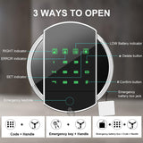 57" Rifle Gun Safe, Digital 5-6 Gun Safe for Rifles and Pistols, Shotgun Gun Safes for Home, Gun Safes for Home Rifle and Pistols with Backlit Keypad, Mute Mode, and Two Removable Shelves silkight