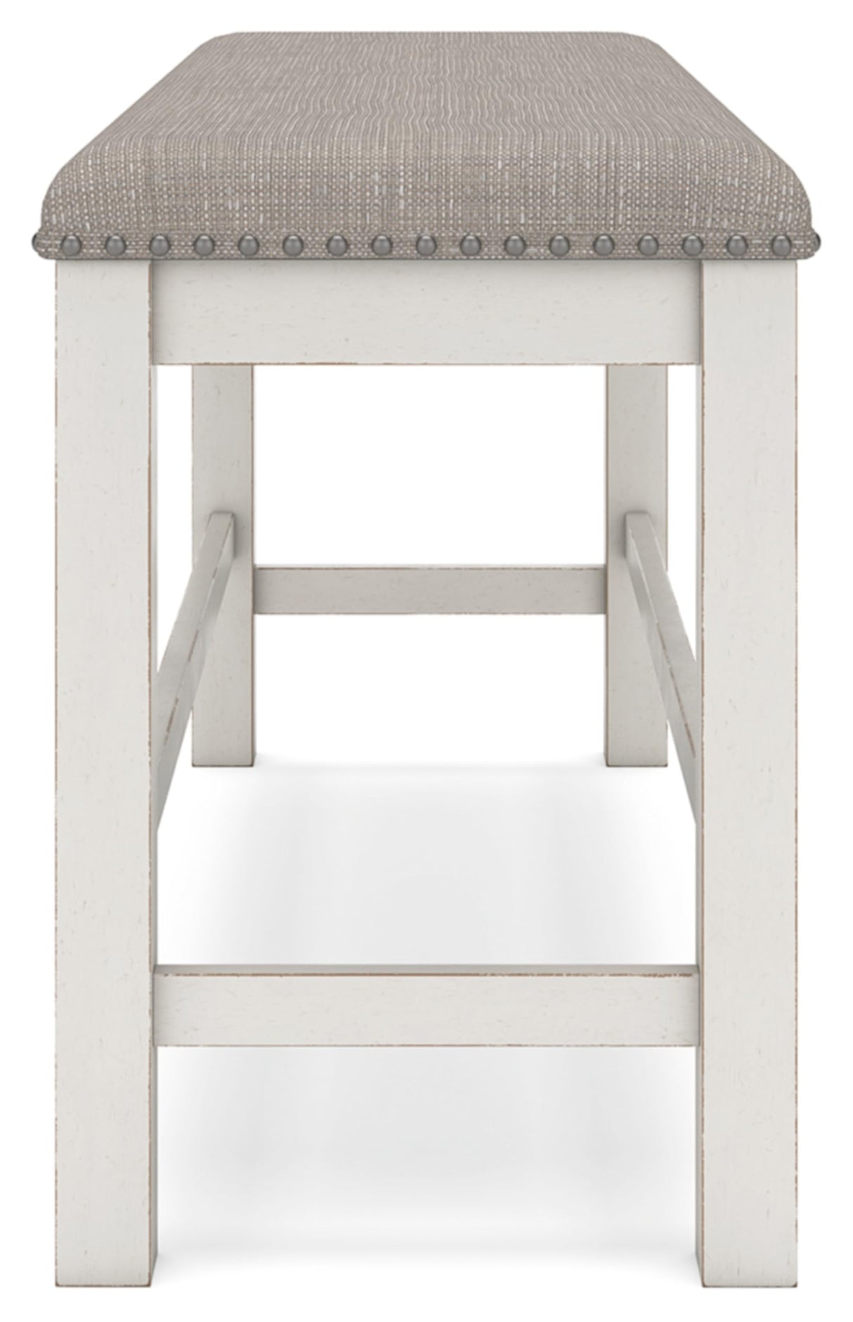Signature Design by Ashley Robbinsdale 49" Counter Height Dining Bench, Antique White Signature Design by Ashley