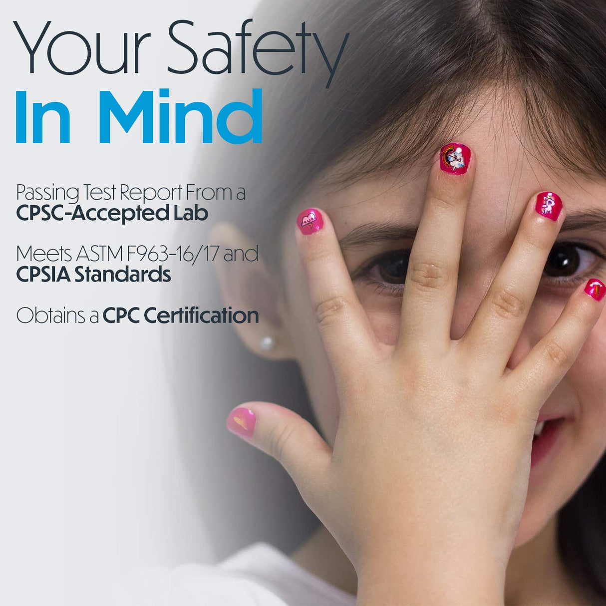 Toysical Nail Art Kit for Girls - Girls Nail Polish Sets for Kids or Tweens - Non Toxic Nail Gift Set - Top Birthday Gift for Ages 6, 7, 8, 9, 10, 11, 12 Year Old Children or Pre-Teen Girls Toysical