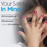 Toysical Nail Art Kit for Girls - Girls Nail Polish Sets for Kids or Tweens - Non Toxic Nail Gift Set - Top Birthday Gift for Ages 6, 7, 8, 9, 10, 11, 12 Year Old Children or Pre-Teen Girls Toysical