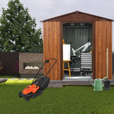 Outdoor Metal Storage Shed With Floor Base HouseOfZazla