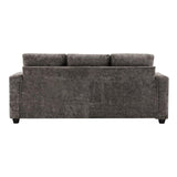 Comkei 89" 3 Seater Couches for Living Room Sofas Comfy Sectional Couch with 24" Deep Seat Loveseat Sofa for Small Apartment, Grey Comkei