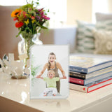 Ismosm Sublimation Crystal Blanks, Two Pack Glass Plaque Blanks for Sublimation Award Plaque, Picture Frame, Sublimation Gifts, Crystal Tabletop Decor, DIY Sublimation Blanks with Improved Gift Box Ismosm