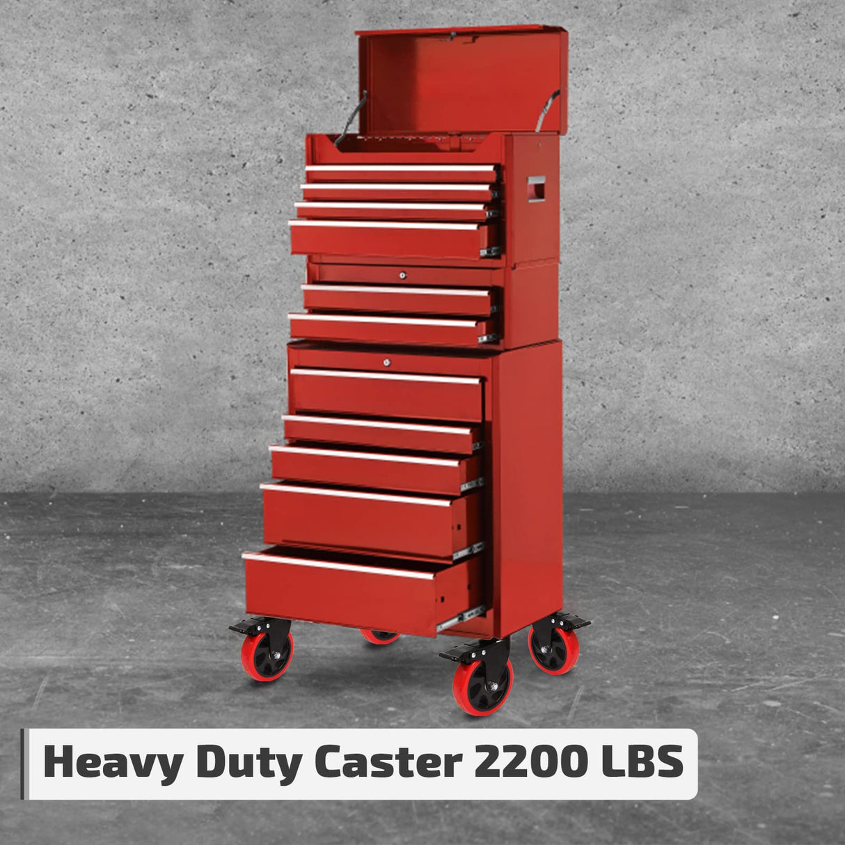 Nefish Swivel Caster Wheel for Cart, 5 Inch Industrial Casters Set of 4 - Heavy Duty Top Plate Casters with Brake 2200 Lbs, 360 Degree Polyurethane Wheels for Cart, Trolleys, Furniture, Equipment Nefish