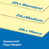 Hammermill Colored Paper, 20 lb Canary Printer Paper, 8.5 x 11-10 Ream (5,000 Sheets) - Made in the USA, Pastel Paper, 103341C Hammermill