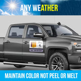 2pc 18x24" Custom Full Color Magnetic Car Signs, Ready in One Day for Business Advertising and Vehicle Promotion, Logo for Your Car Van Truck WoodArtSupply