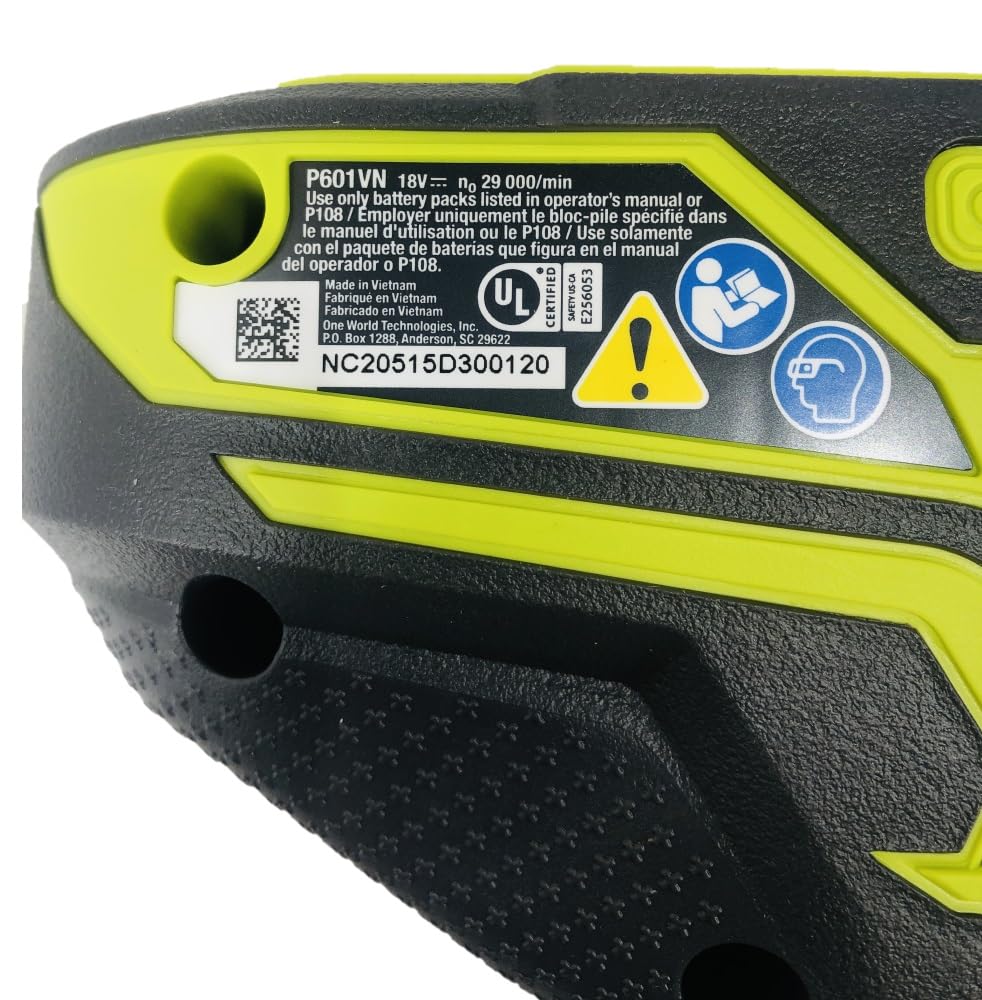 Ryobi P601 One+ 18-Volt Lithium Ion Cordless Fixed Base Trim Router with Tool Free Depth Adjustment (Tool Only) (Non-Retail Packaging) RYOBI